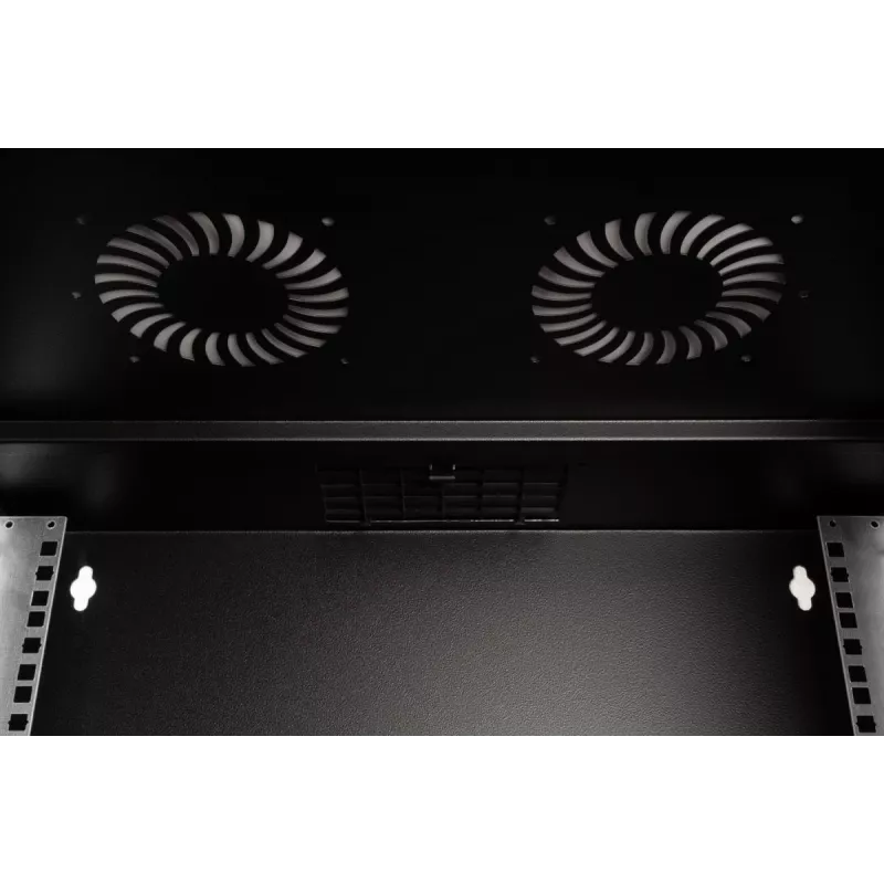 DIGITUS 19IN 12U wandmontagekast - SOHO PRO 595 x 540 x 400mm zwart