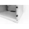 DIGITUS 4U wandmontagekast - SOHO ongemonteerd 241x540x400mm volledig glazen deur grijs