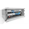 DIGITUS 4U wandmontagekast - SOHO ongemonteerd 241x540x400mm volledig glazen deur grijs