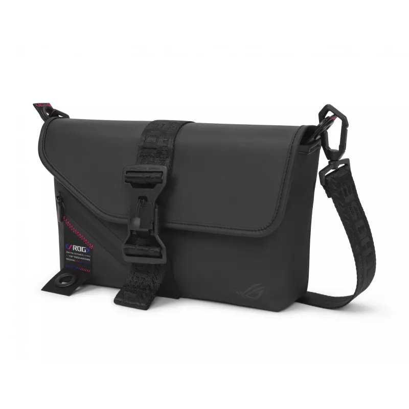 ASUS ROG SLASH Sling Bag 2.0 polyester, polyurethaan (PU), thermoplastisch polyurethaan (TPU) zwart, blauw, roze unisex schoudertas