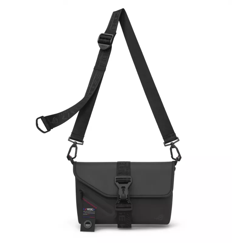 ASUS ROG SLASH Sling Bag 2.0 polyester, polyurethaan (PU), thermoplastisch polyurethaan (TPU) zwart, blauw, roze unisex schoudertas
