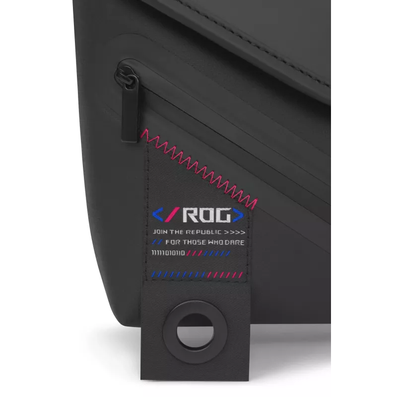 ASUS ROG SLASH Sling Bag 2.0 polyester, polyurethaan (PU), thermoplastisch polyurethaan (TPU) zwart, blauw, roze unisex schoudertas