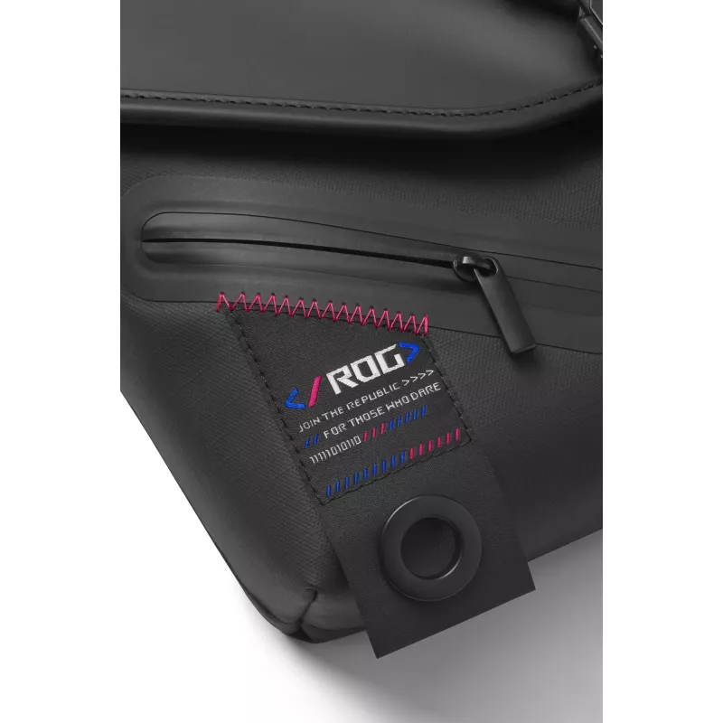 ASUS ROG SLASH Sling Bag 2.0 polyester, polyurethaan (PU), thermoplastisch polyurethaan (TPU) zwart, blauw, roze unisex schoudertas