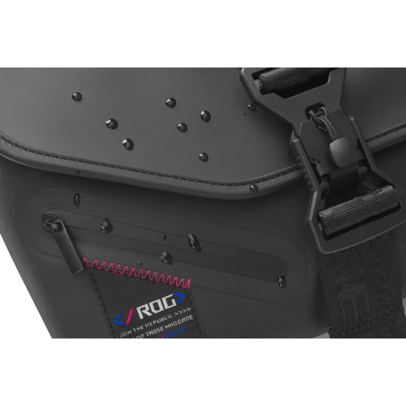 ASUS ROG SLASH Sling Bag 2.0 polyester, polyurethaan (PU), thermoplastisch polyurethaan (TPU) zwart, blauw, roze unisex schoudertas