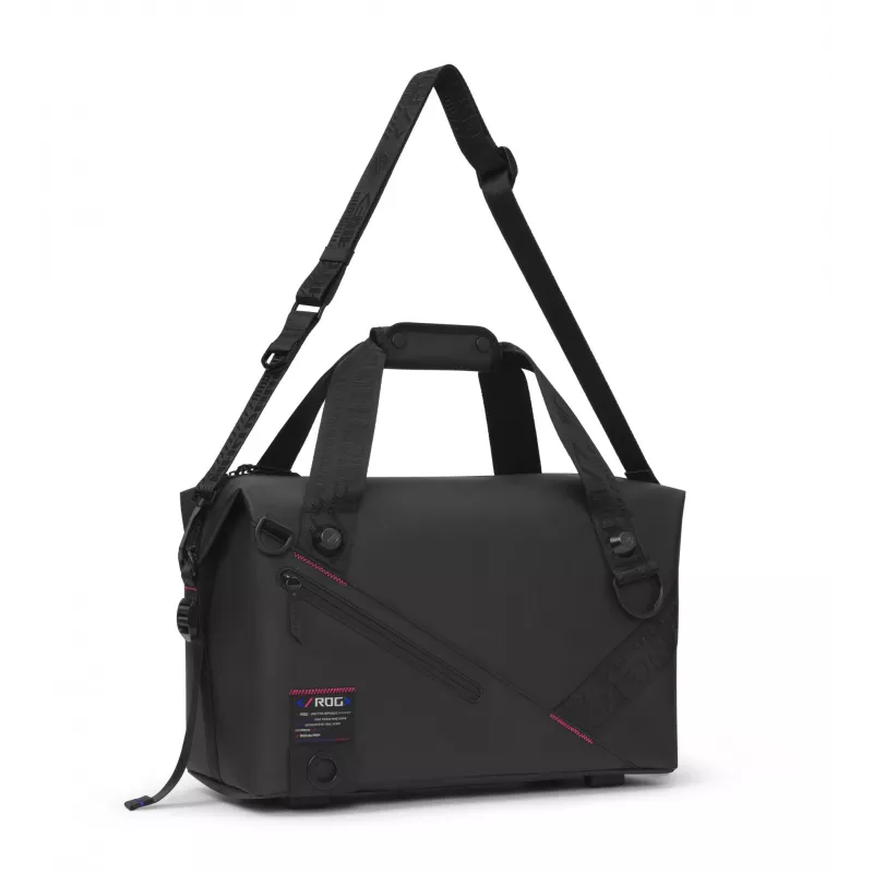 ASUS ROG SLASH Duffle Bag polyester, polyurethaan (PU), thermoplastisch polyurethaan (TPU) zwart heren handtas