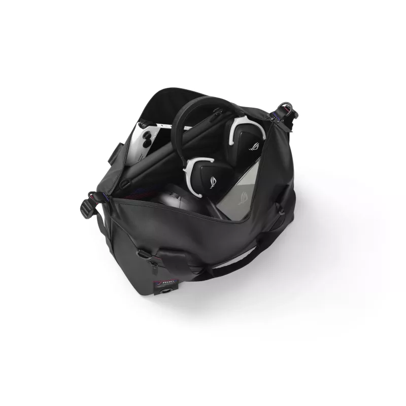 ASUS ROG SLASH Duffle Bag polyester, polyurethaan (PU), thermoplastisch polyurethaan (TPU) zwart heren handtas