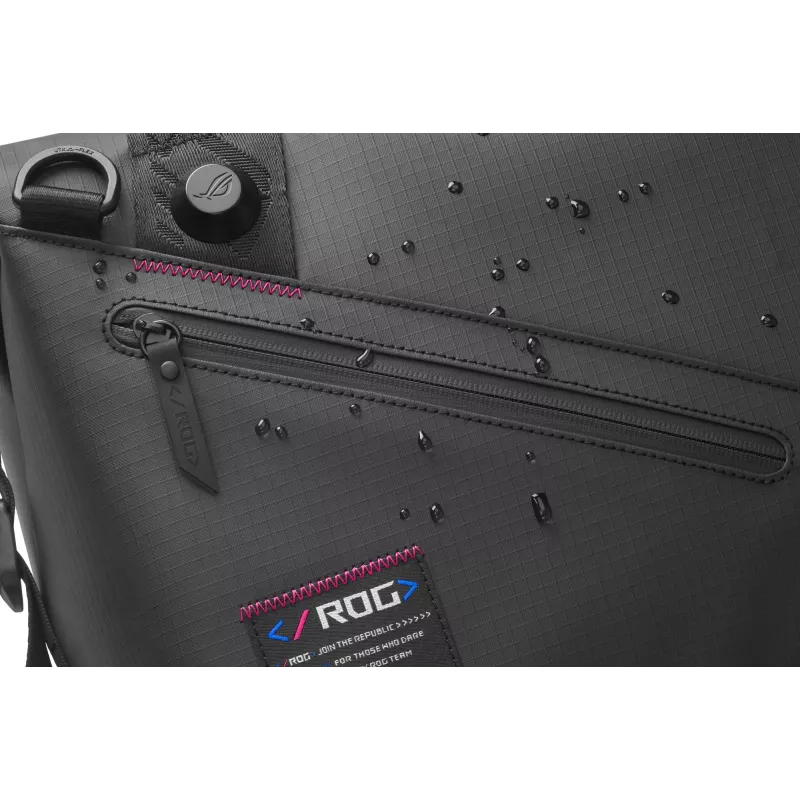 ASUS ROG SLASH Duffle Bag polyester, polyurethaan (PU), thermoplastisch polyurethaan (TPU) zwart heren handtas