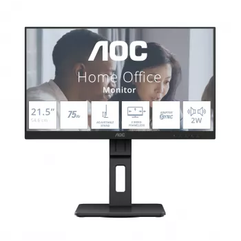AOC E2 22E2UMF computermonitor 54,6 cm (21,5 inch) 1920 x 1080 pixels Full HD LED zwart