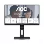 AOC 22E2UMF 21,5 inch (54,6 cm) VA-monitor, 1920 x 1080 Full HD, 75 Hz, 4 ms, HDMI, DisplayPort, VGA, USB-hub, luidsprekers, pivot, in hoogte verstelbaar, zwart