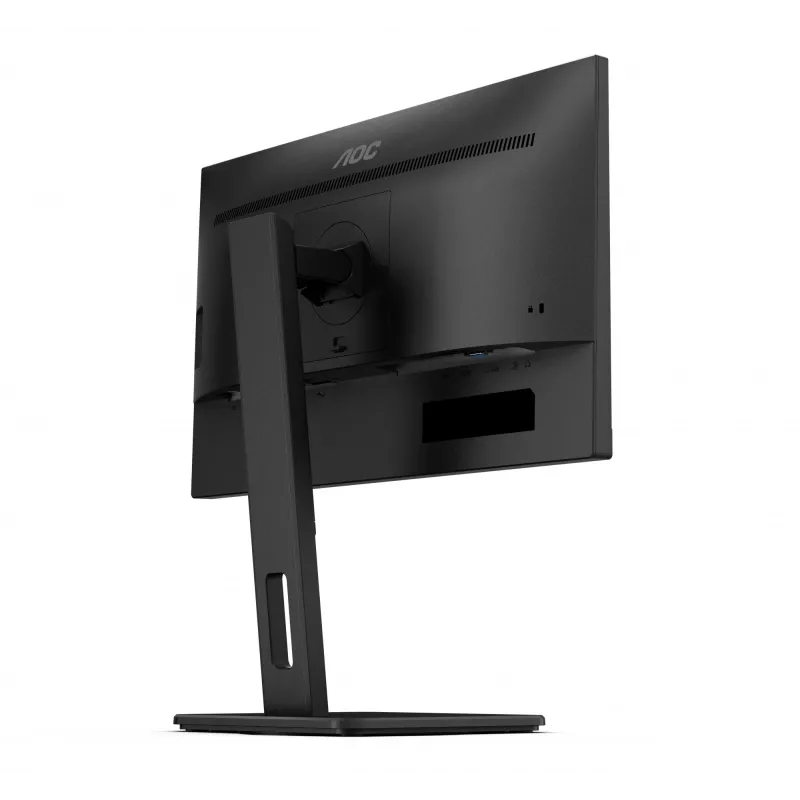 AOC 22E2UMF 21,5 inch (54,6 cm) VA-monitor, 1920 x 1080 Full HD, 75 Hz, 4 ms, HDMI, DisplayPort, VGA, USB-hub, luidsprekers, pivot, in hoogte verstelbaar, zwart