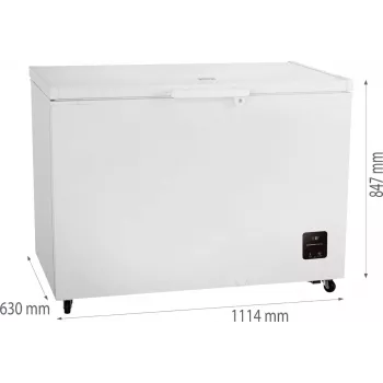 Vrieskist Gorenje FH30EAW — 297 L netto, energieklasse E, vrijstaand, display, wit