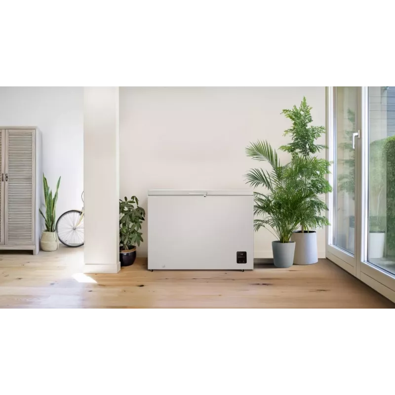 Vrieskist Gorenje FH30EAW — 297 L netto, energieklasse E, vrijstaand, display, wit