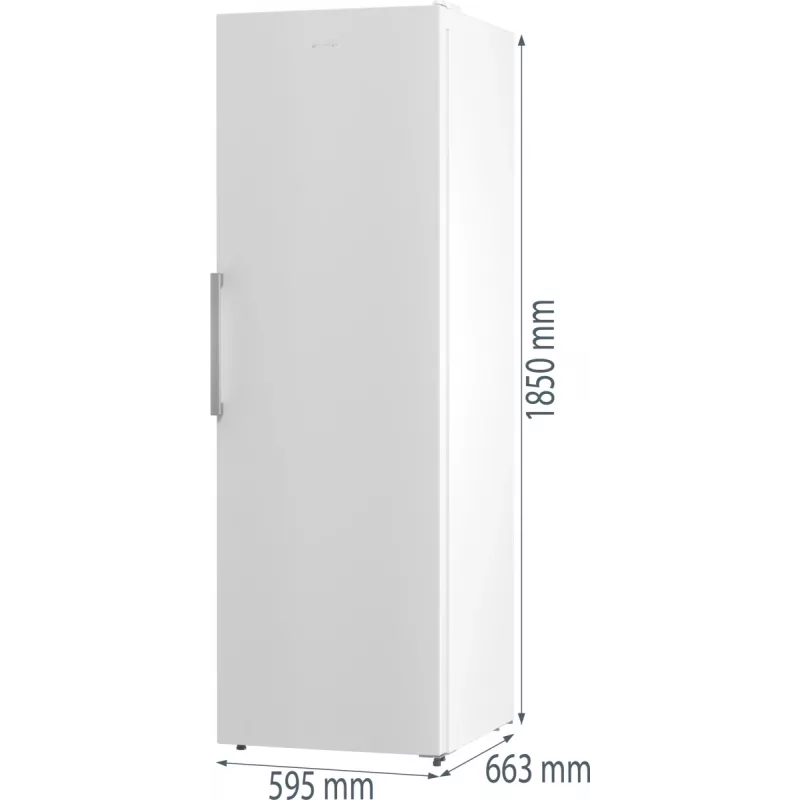 Gorenje FN619EEW5 vriezer, 280 l, No Frost, invertercompressor, led-verlichting, energieklasse E, wit