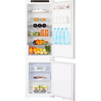 Gorenje combi-koel-/vriezer NRKI418EP1 BE, 246 L, No Frost (koelkast), N-ST, 3 kg/24u, E, wit