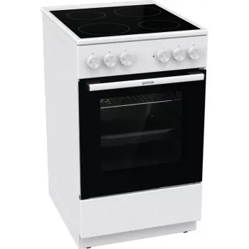 Gorenje GEC5A41WG vrijstaand fornuis elektrisch glaskeramische kookplaat wit
