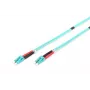 DIGITUS glasvezel-patchkabel, LC naar LC multimode 50/125 µm, duplex, lengte 1 m, klasse OM3