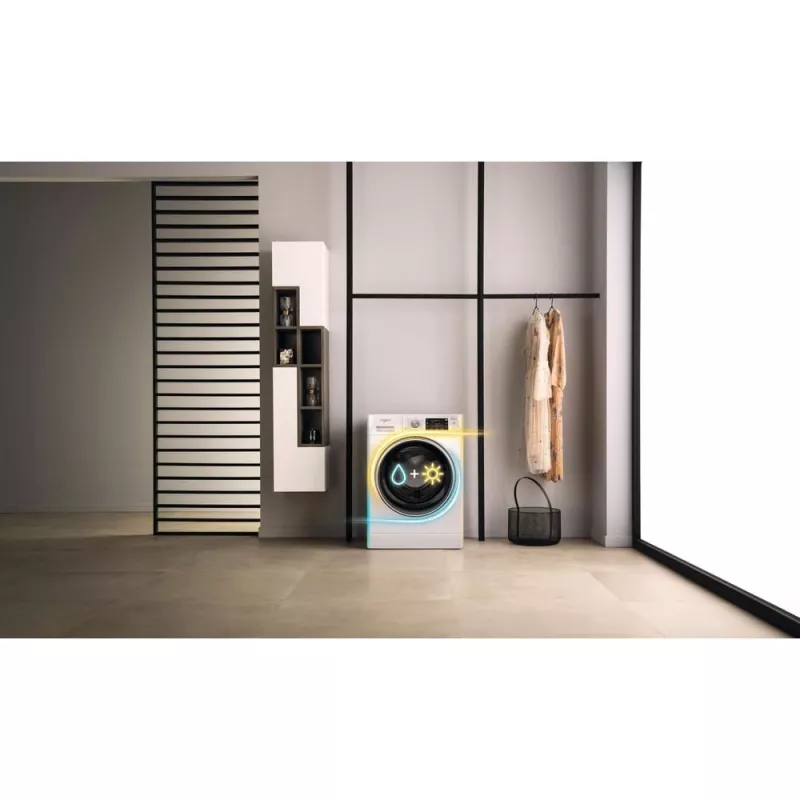 Whirlpool FFWDD 1076258 SV EE wasdroogcombinatie vrijstaand frontlader wit