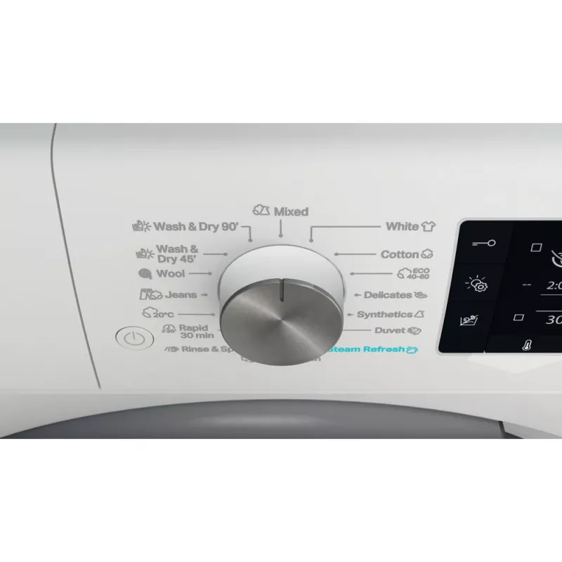 Whirlpool FFWDD 1076258 SV EE wasdroogcombinatie vrijstaand frontlader wit