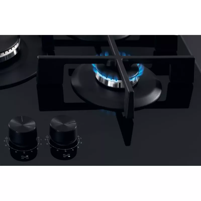 Whirlpool AKWL 728/NB zwart inbouw 75 cm gas 5 zones