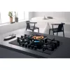 Whirlpool AKWL 728/NB zwart inbouw 75 cm gas 5 zones