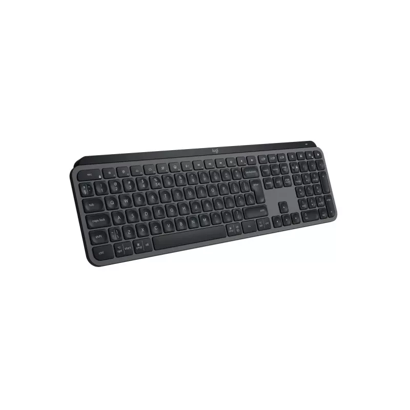 Draadloos full-size toetsenbord Logitech Master MX Keys S — Bluetooth, QWERTY, schakelaars, LED-achtergrondverlichting, graphite
