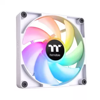 THERMALTAKE PC-koelventilator - CT120 ARGB Sync - 12 cm - wit - 2-pack