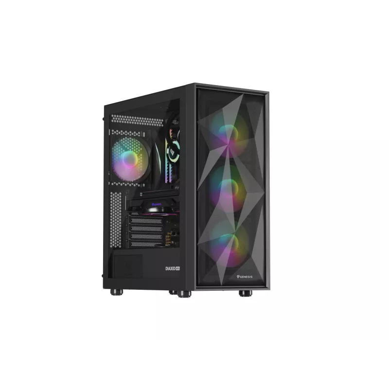 GENESIS Diaxid 605 ARGB midi tower zwart