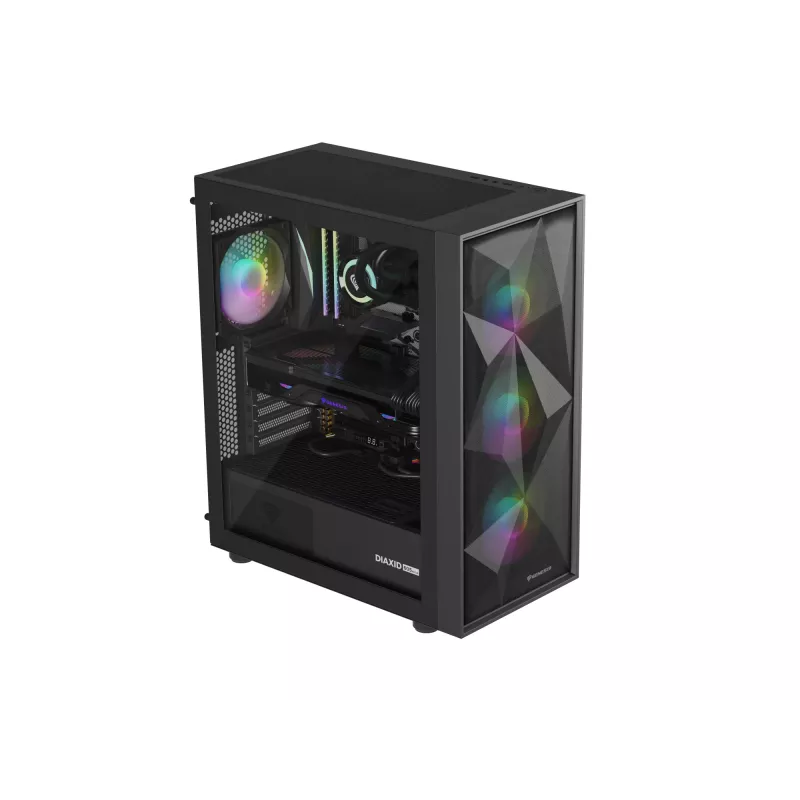 GENESIS Diaxid 605 ARGB midi tower zwart