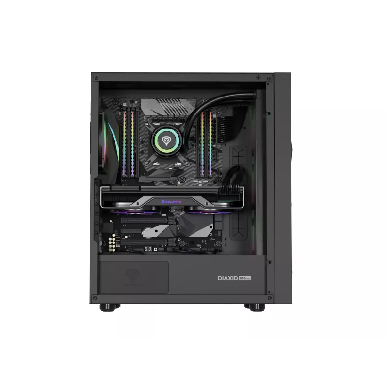 GENESIS Diaxid 605 ARGB midi tower zwart