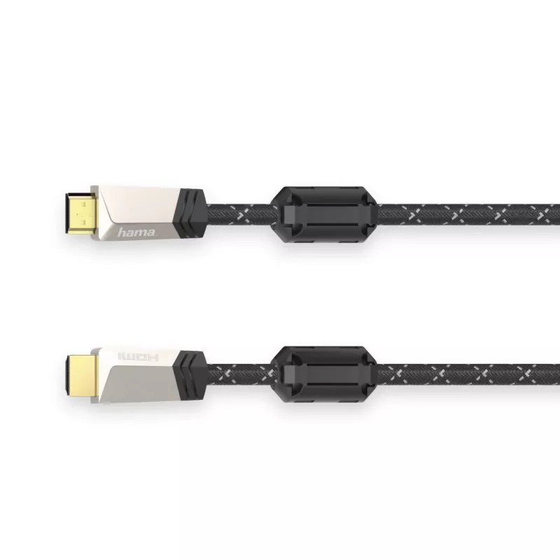 Hama 00205026 HDMI-kabel 3 m HDMI Type-A (standaard) zwart, roze