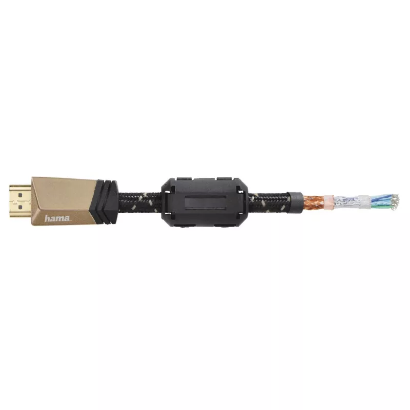 Hama 00205026 HDMI-kabel 3 m HDMI Type-A (standaard) zwart, roze