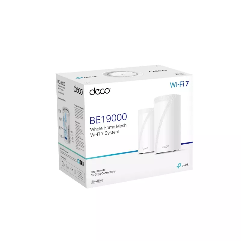 TP-Link BE19000 Whole Home Mesh Wi-Fi 7-systeem (tri-band), wit, intern, mesh-systeem, CE: