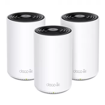 TP-Link AXE5400 Whole Home Mesh Wi-Fi 6E-systeem (tri-band), wit, DECO XE75 PRO (3-PACK)