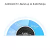 TP-Link AXE5400 Whole Home Mesh Wi-Fi 6E-systeem (tri-band), wit, DECO XE75 PRO (3-PACK)