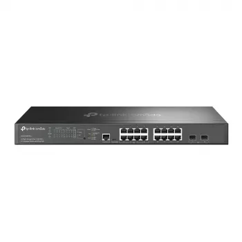 TP-Link Omada 16-poorts 2.5G en 2-poorts 10GE SFP+ L2+ managed switch met 8-poorts PoE+