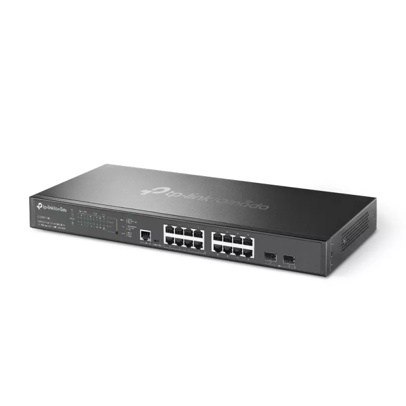 TP-Link Omada 16-poorts 2.5G en 2-poorts 10GE SFP+ L2+ managed switch met 8-poorts PoE+