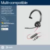 HP Poly Blackwire 3310 monaurale Microsoft Teams gecertificeerde USB-C-headset + USB-C/A-adapter