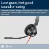 HP Poly Blackwire 3310 monaurale Microsoft Teams gecertificeerde USB-C-headset + USB-C/A-adapter