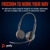 HP Poly Blackwire 3225 stereo-USB-C-headset +3,5-mm-jackplug +USB-C/A-adapter