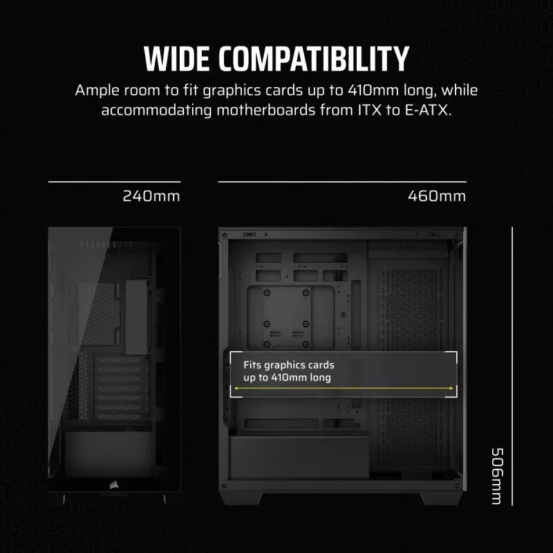 CORSAIR pc-behuizing - 3500x midtower