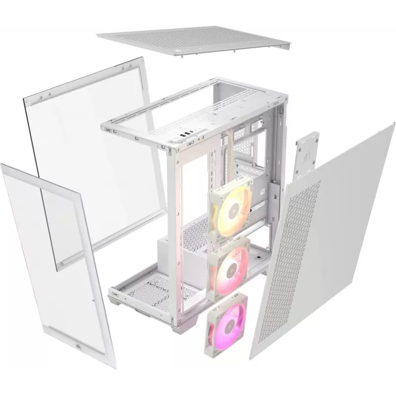 CORSAIR pc-behuizing - Icue Link 3500x RGB midtower - wit