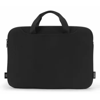 DICOTA Smart Sleeve One – 15-16 inch notebooksleeve – zwart / gerecycled jersey-materiaal
