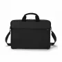 DICOTA slanke Case One - 10-12,5 inch notebooktas - zwart / 300d gerecycled PET-polyester