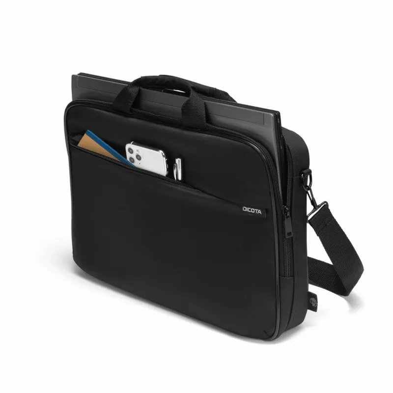 DICOTA Top Traveller ONE D32099-RPET laptoptas 15-17,3 inch, 300D gerecycled PET-polyester, zwart