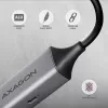 Axagon ADE-TXPD USB-C Gigabit Ethernet-adapter met PD 100W