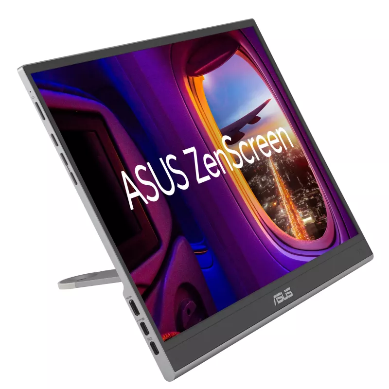 ASUS ZenScreen MQ16AHE Computermonitor 39,6 cm (15,6 inch) 1920 x 1080 Pixel Full HD OLED zilver