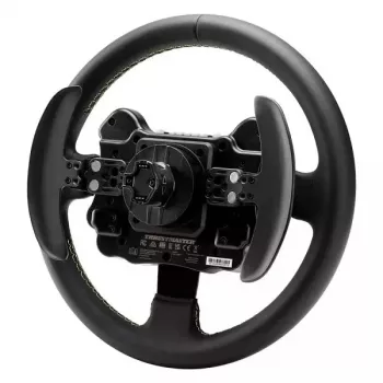 Thrustmaster Evo Racing 32R Leather zwart, geel stuurwiel pc, PlayStation 4, PlayStation 5, Xbox, Xbox One
