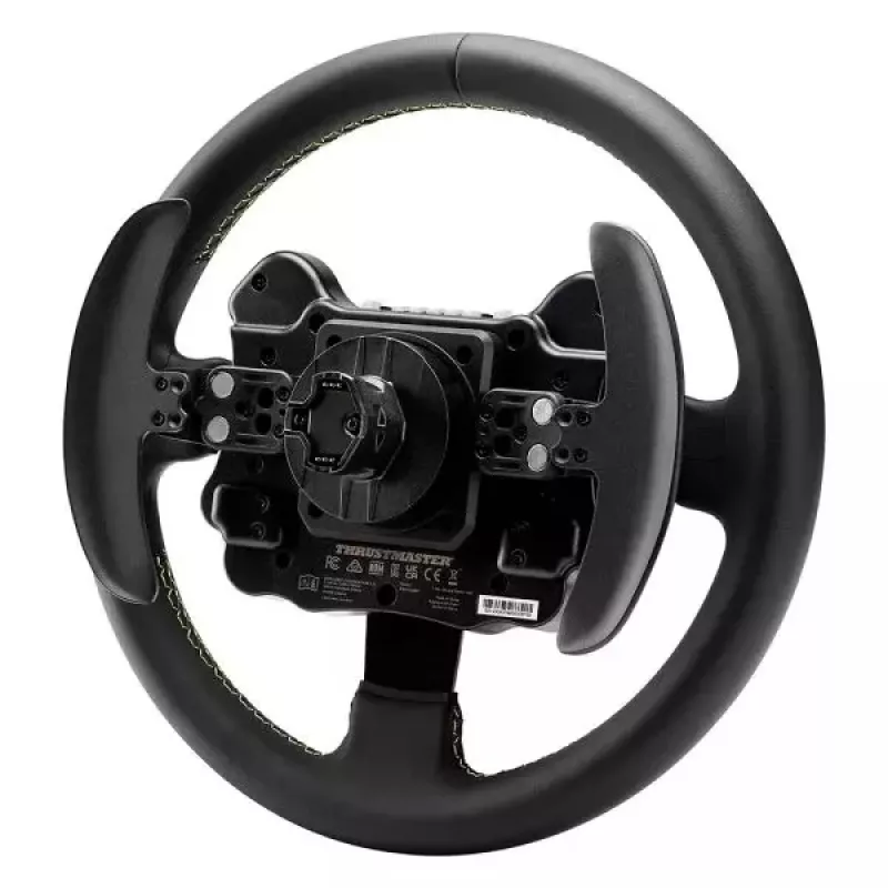 Thrustmaster Evo Racing 32R Leather zwart, geel stuurwiel pc, PlayStation 4, PlayStation 5, Xbox, Xbox One