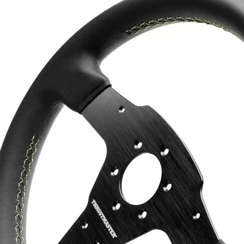 Thrustmaster Evo Racing 32R Leather zwart, geel stuurwiel pc, PlayStation 4, PlayStation 5, Xbox, Xbox One