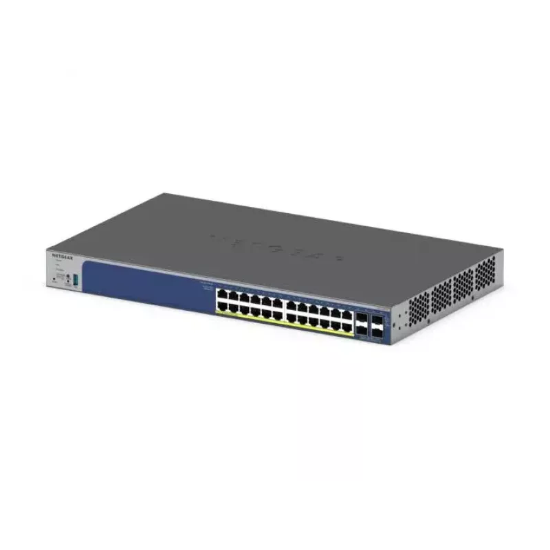 NETGEAR 28-poorts PoE Gigabit/10G stackable smart switch (GS728TXP)